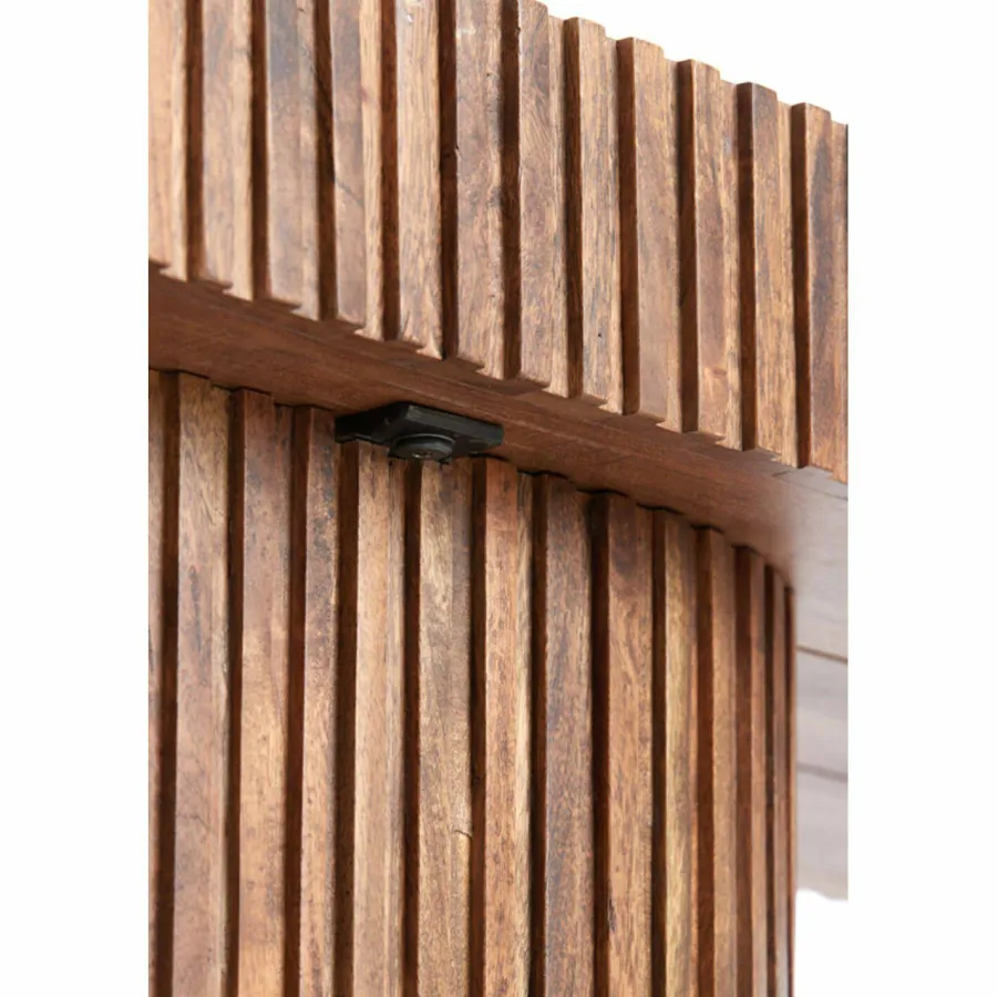 Light en Living Sidetable 154x39x76,5 cm KIOTO acacia hout bruin Discount