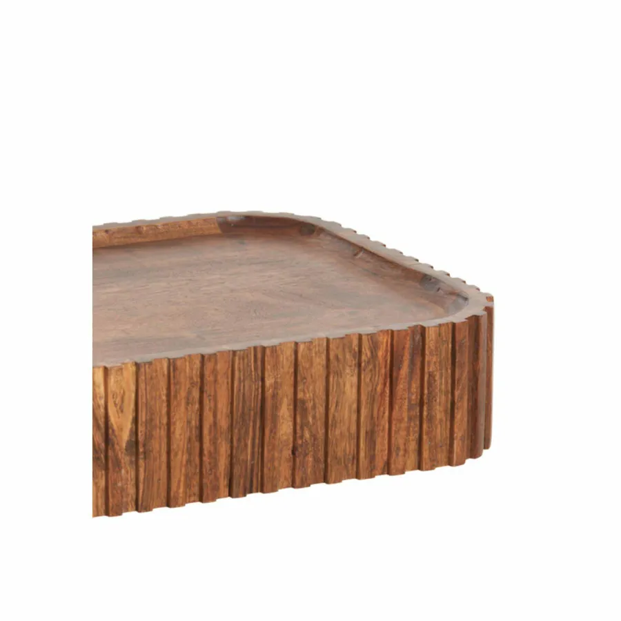 Light en Living Sidetable 154x39x76,5 cm KIOTO acacia hout bruin Discount