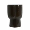 Light en Living Sidetable Ø34,5X45 cm JUNTO keramiek donkerbruin Online