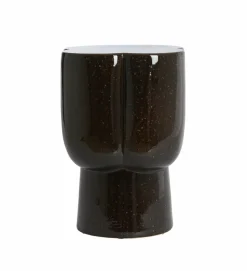 Light en Living Sidetable Ø34,5X45 cm JUNTO keramiek donkerbruin Online