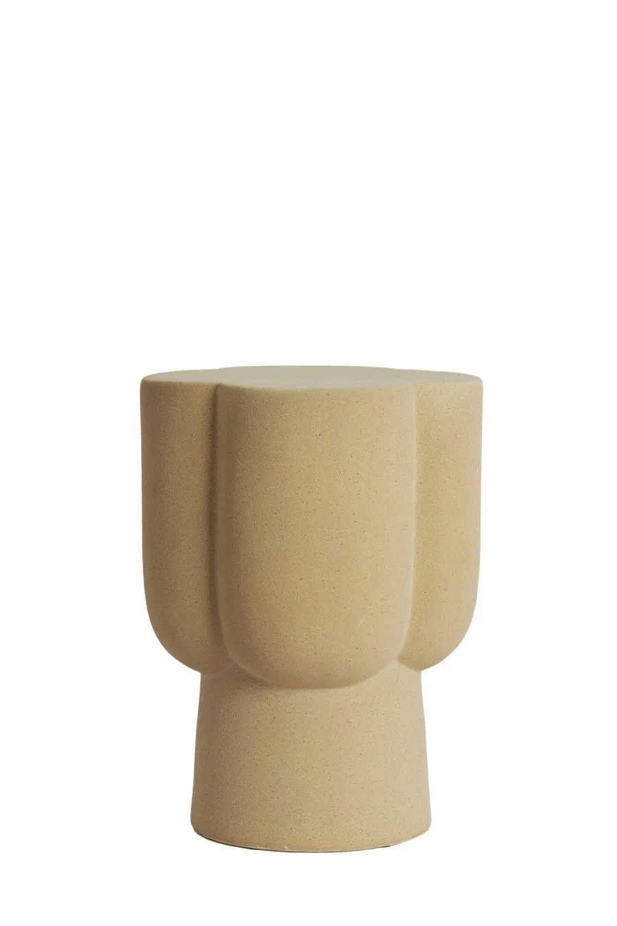 Light en Living Sidetable Ø34,5X45 cm JUNTO keramiek mat zand