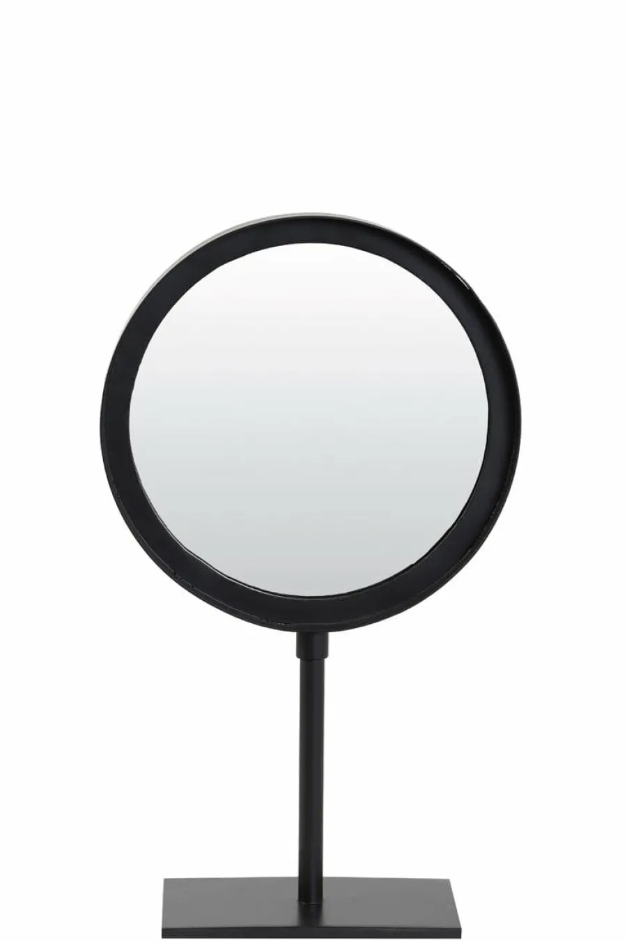 Light en Living Spiegel rond 20x10x35 cm LURI mat zwart