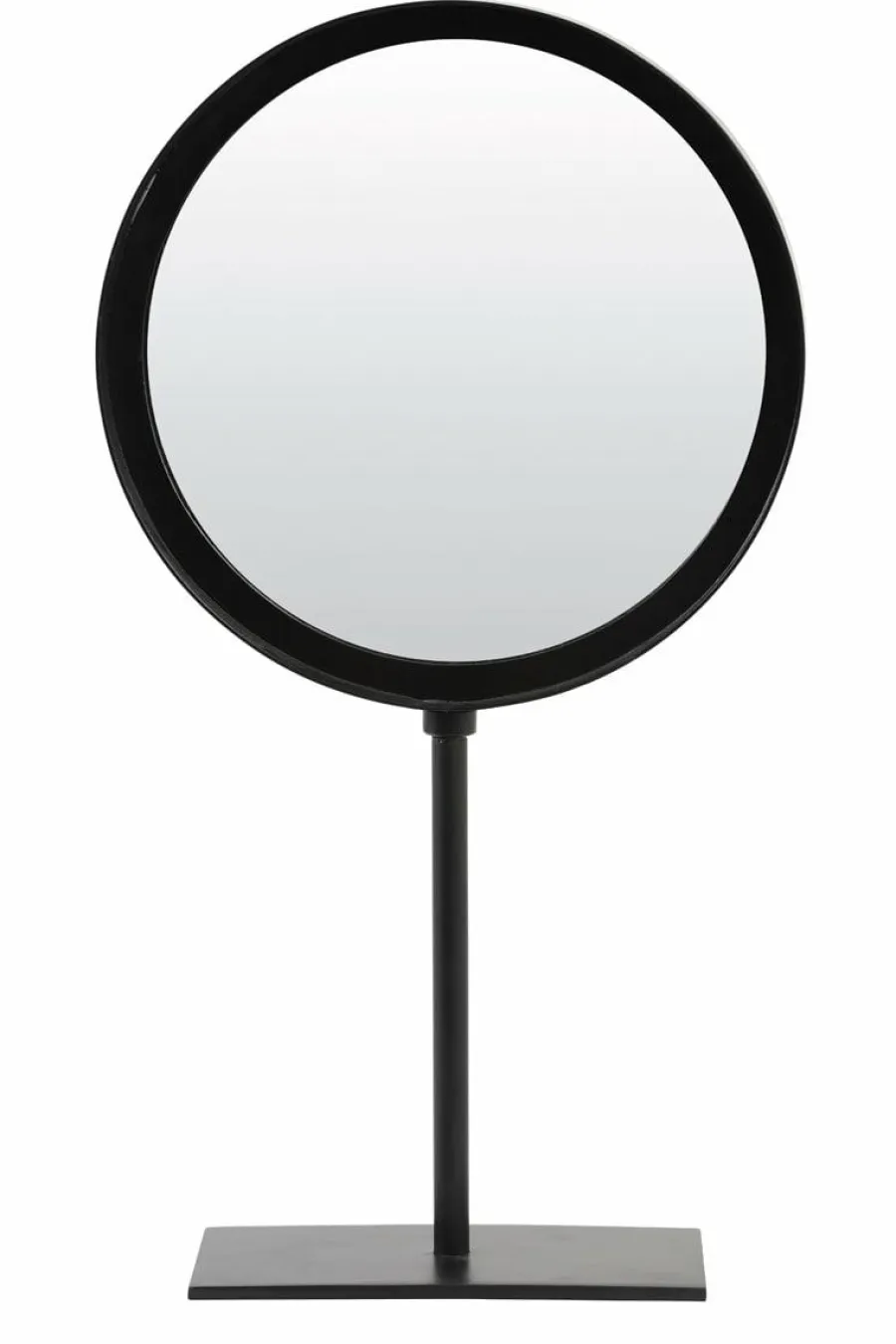 Light en Living Spiegel rond 25x10x45 cm LURI mat zwart