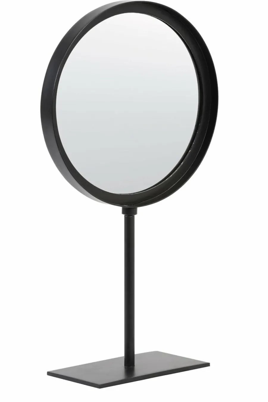 Light en Living Spiegel rond 25x10x45 cm LURI mat zwart
