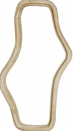 Light en Living Spiegel 44x4x80 cm CELANO hout mat naturel Clearance
