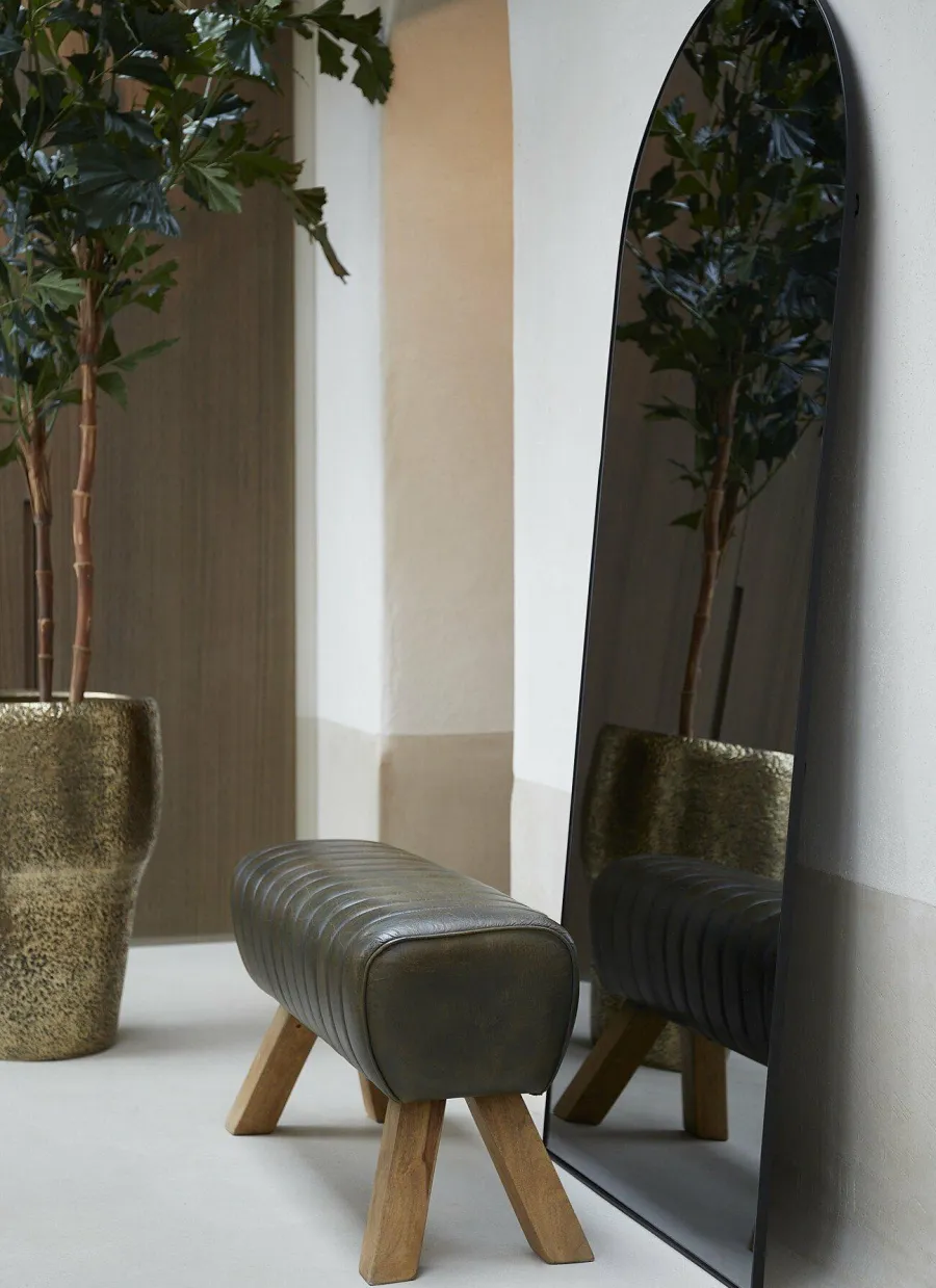 Light en Living Spiegel 80x1,5x180 cm ZENETO smoke glas+zwart Sale