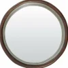 Light en Living Spiegel 80x10x80 cm DENAHI hout roodbruin Discount
