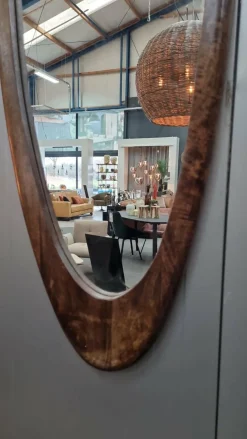 Light en Living Spiegel 40x3x140 cm SALENTO hout roodbruin Outlet