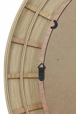 Light en Living Spiegel Ø109,5x4,5 cm PIEDRE rotan naturel Discount