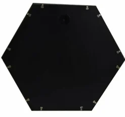 Light en Living Spiegel zeshoek STELVIO mat zwart in 2 maten New