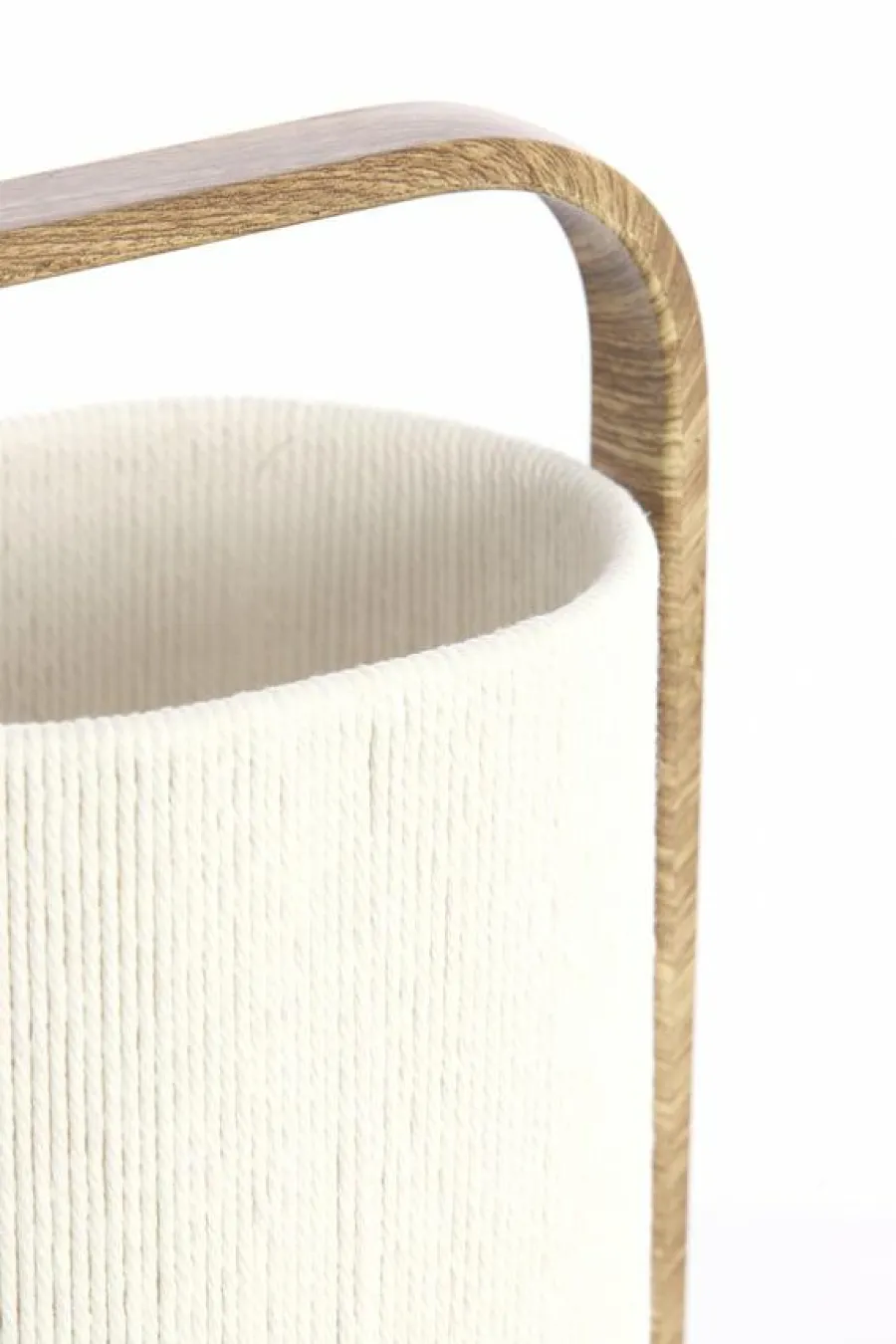 Light en Living Tafellamp 22,5x15x37,5 cm LECCE houtprint + touw naturel Sale