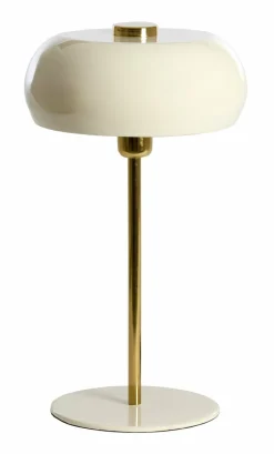Light en Living Tafellamp Ø26x47 cm SURIN glans crème+goud New