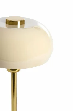 Light en Living Tafellamp Ø22x34 cm SURIN glans lichtgrijs+goud
