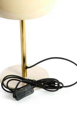 Light en Living Tafellamp Ø22x34 cm SURIN glans lichtgrijs+goud