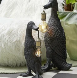 Light en Living Tafellamp 23,5x23x48,5 cm DUCK zwart Best