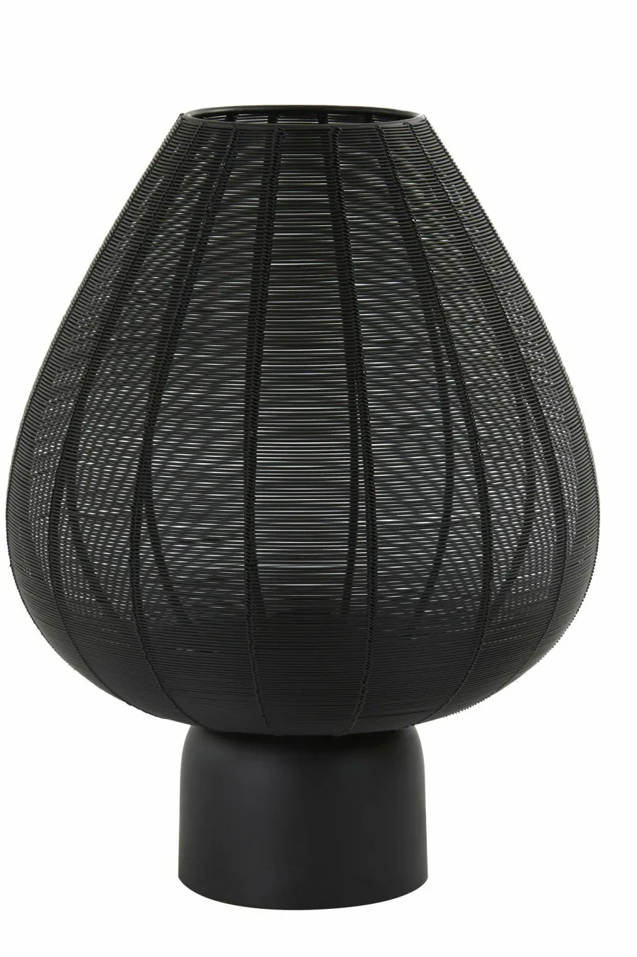 Light en Living Tafellamp Suneko zwart - Ø 35 x 46 cm Clearance