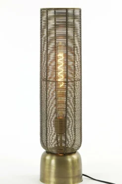 Light en Living Tafellamp Ø15,5x60,5 cm LEZUZA antiek brons Clearance
