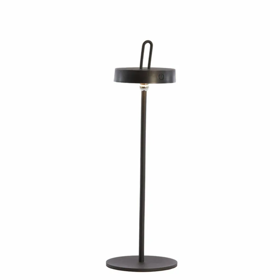 Light en Living Tafellamp LED Ø13x47 cm AMPEHA zwart