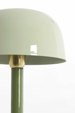 Light en Living Tafellamp Ø25x37 cm MARIVET olijf groen+licht groen New