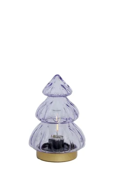 Light en Living Tafellamp LED Ø12x18 cm TREE lila-goud Online