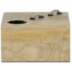Light en Living Tafellamp 20x9x9 cm RINCA hout naturel Discount