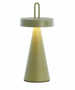 Light en Living Tafellamp LED Ø13x28,5 cm ANKENTA olijf groen Outlet