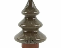 Light en Living Tafellamp LED Ø19x28 cm TREE glas bruin+koper Clearance