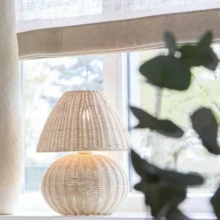 Light en Living Tafellamp Ø27,5x35 cm MAVON rattan naturel Best