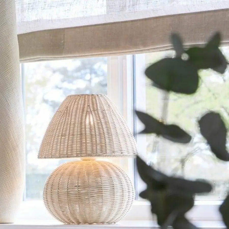 Light en Living Tafellamp Ø27,5x35 cm MAVON rattan naturel Best