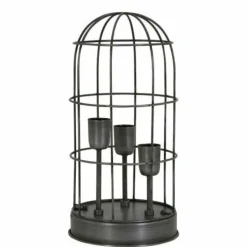 Light en Living Tafellamp 3L Ø21x43 cm Carandira vintage tin Best