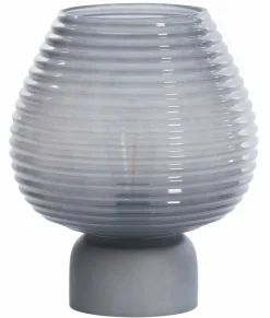 Light en Living Tafellamp LED Ø22x27 cm ALENNA glas grijs Best