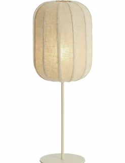 Light en Living Tafellamp SOLUNE Ø25x70 cm – Naturel & Crème | Light & Living Outlet