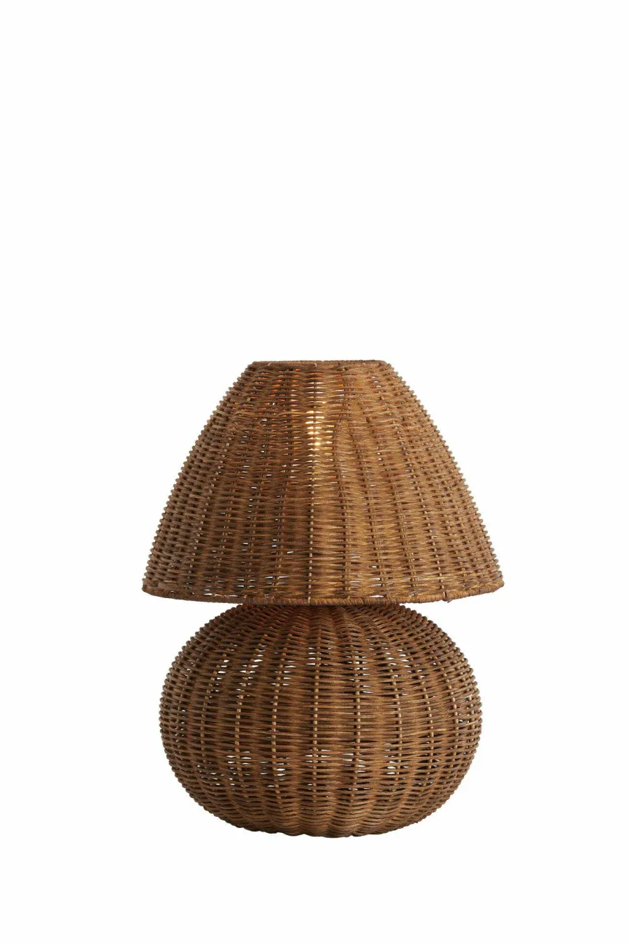 Light en Living Tafellamp Ø27,5x35 cm MAVON rattan donkerbruin