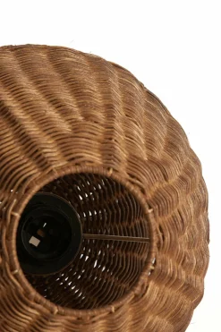 Light en Living Tafellamp Ø27,5x35 cm MAVON rattan donkerbruin