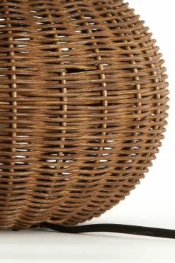 Light en Living Tafellamp Ø27,5x35 cm MAVON rattan donkerbruin