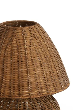 Light en Living Tafellamp Ø27,5x35 cm MAVON rattan donkerbruin