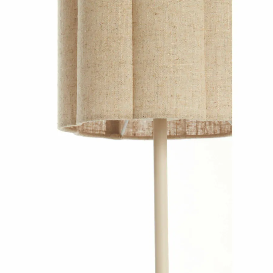 Light en Living Tafellamp Ø20x70 cm FRINGE naturel+crème Outlet