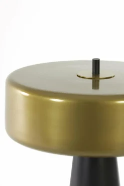 Light en Living Tafellamp Ø30x45 cm NAGAI mat zwart-antiek brons Outlet