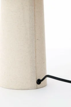 Light en Living Tafellamp Ø25X50 Cm Musaby linnen wit