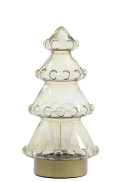 Light en Living Tafellamp LED Ø15x28.5 cm TREE olie geel+goud Discount