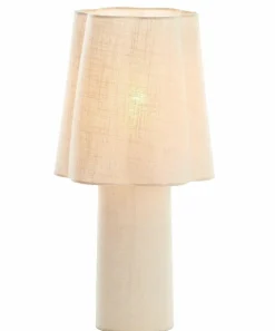 Light en Living Tafellamp Ø25X50 Cm Musaby linnen naturel New
