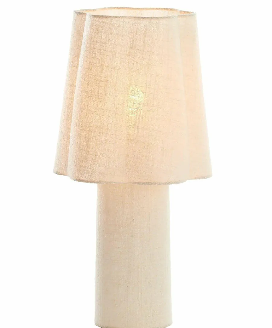 Light en Living Tafellamp Ø25X50 Cm Musaby linnen naturel New