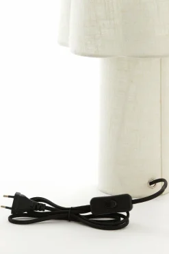 Light en Living Tafellamp Ø25X50 Cm Musaby linnen naturel New