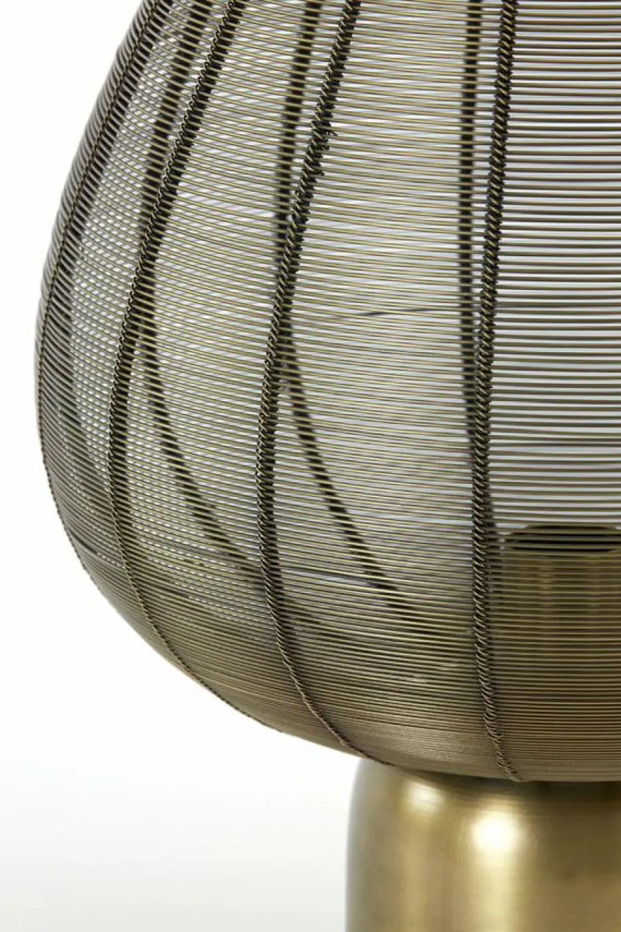 Light en Living Tafellamp Suneko antiek brons - Ø 25 x 34 cm Best