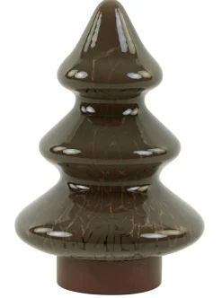 Light en Living Tafellamp LED Ø14x20 cm TREE glas bruin+koper Online
