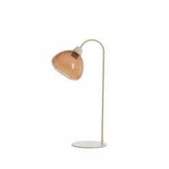 Light en Living Tafellamp 31,5x20x61 cm BISHO glas bruin+zand Outlet