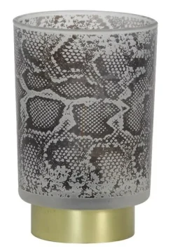 Light en Living Tafellamp LED SNAKE Glas Wit – Zwart klein Online