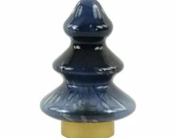 Light en Living Tafellamp LED Ø14x20 cm TREE glas donker blauw+goud