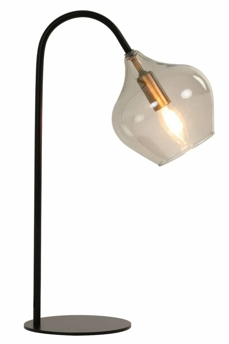 Light en Living Tafellamp RAKEL Antique brass of zwart Online