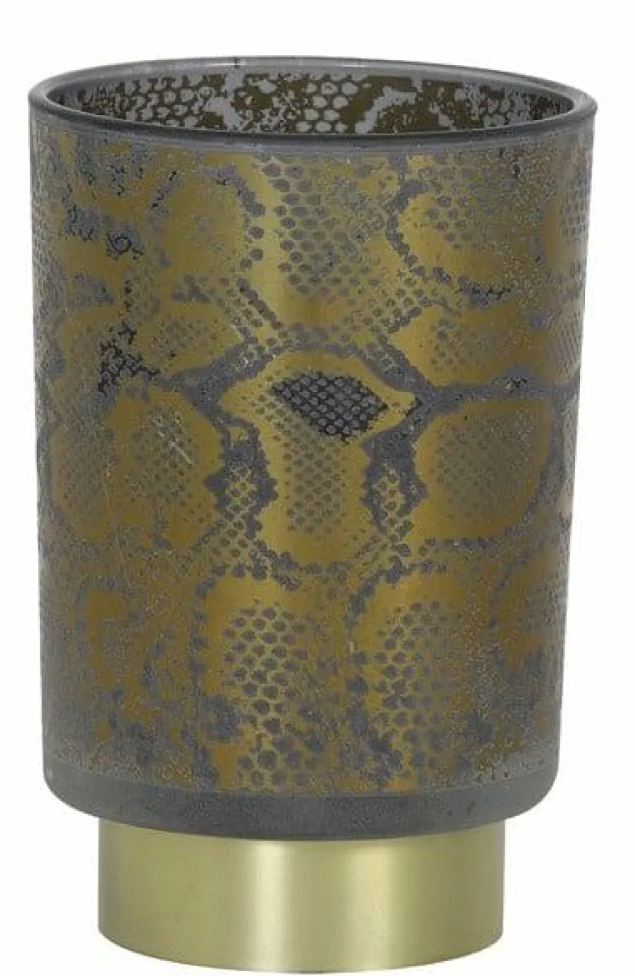 Light en Living Tafellamp LED SNAKE Glas Grijs, zwart klein Clearance